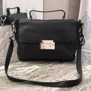 Michael Kors black leather bag